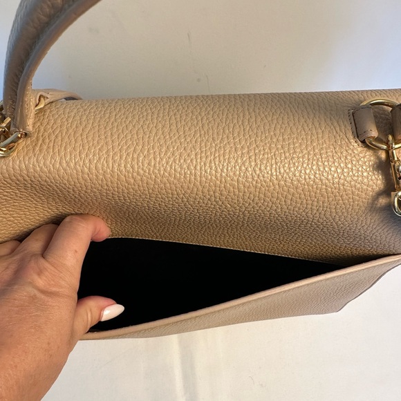 Ysl tote in beige grained leather. *lv twilly scarf not included - Picture 6 of 15